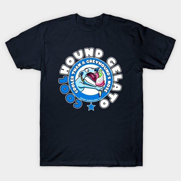 Coolhound Gelato T-Shirt by Daft Greyhound